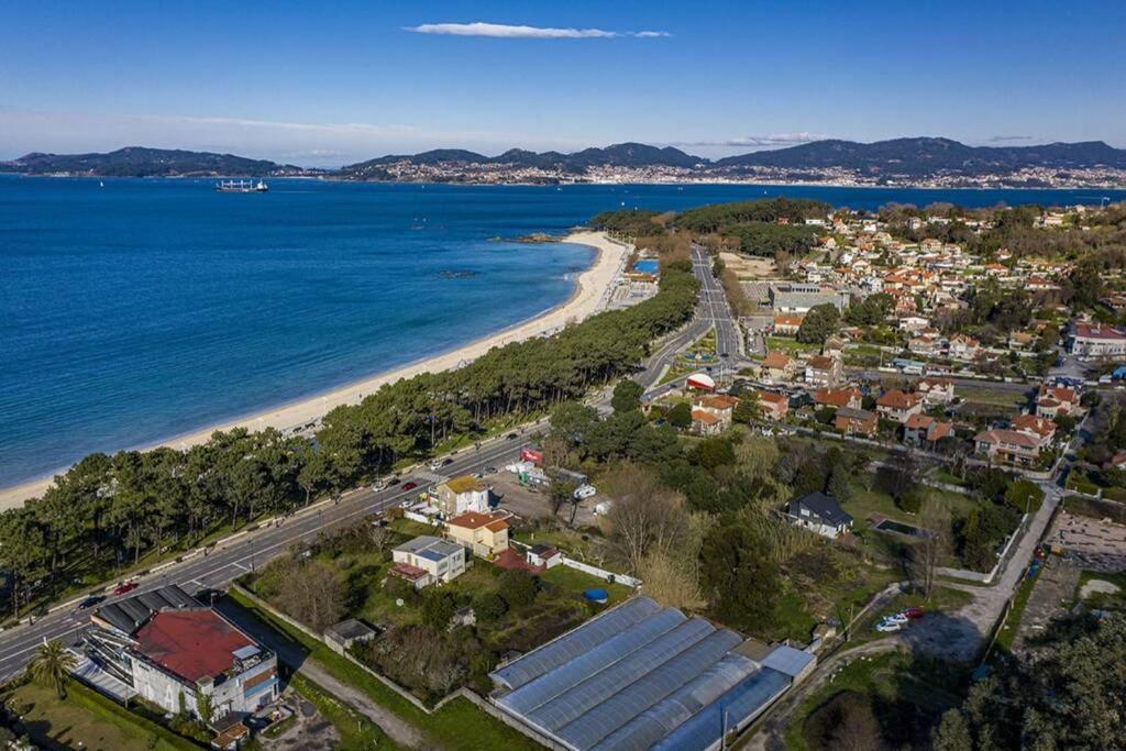Apartamentos En Playa De Samil Primera Linea De Playa Pe Na Areia Comarca de Comarca de Vigo Buitenkant foto