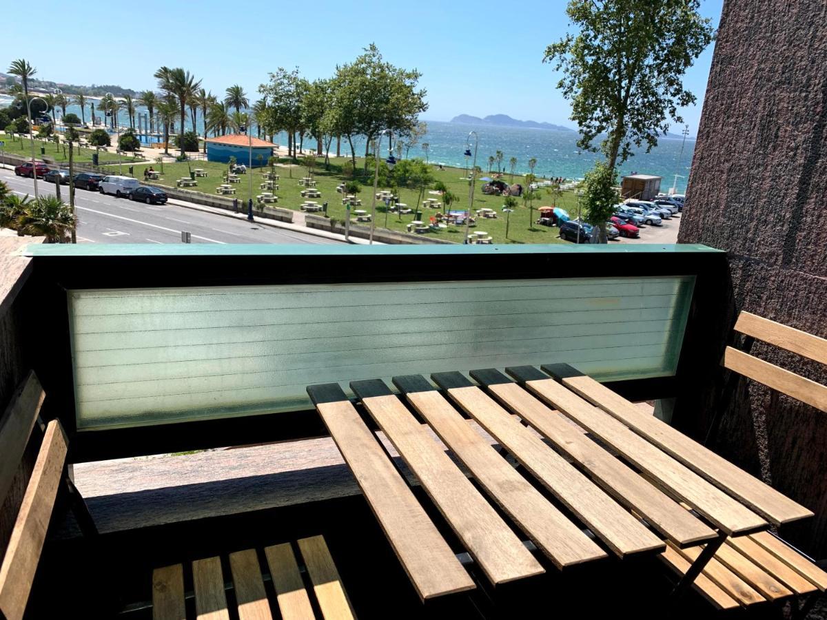 Apartamentos En Playa De Samil Primera Linea De Playa Pe Na Areia Comarca de Comarca de Vigo Buitenkant foto
